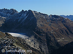 F030778: Sidelhorn: Gletscherzunge des Rhonegletschers